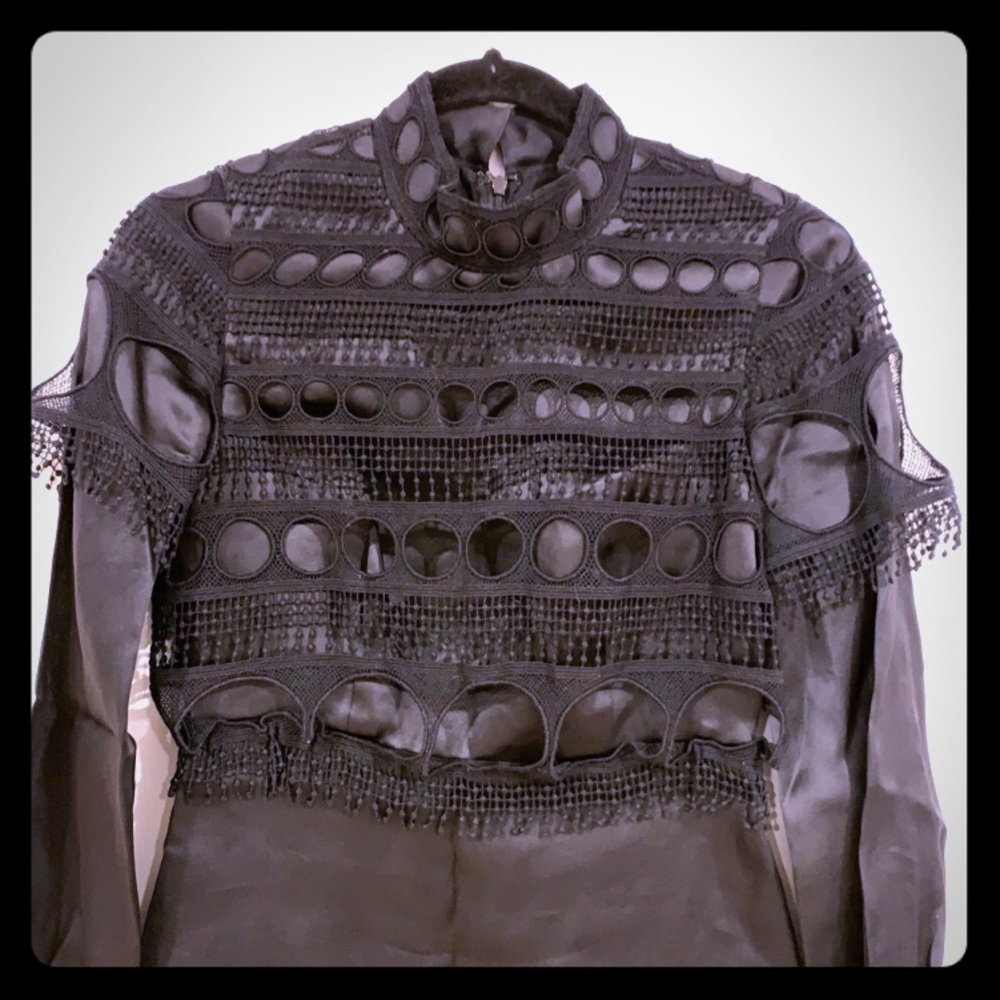 Goth Lolita silk dress